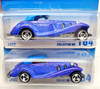 Hot Wheels Lot of 2 Mercedes 540K (WHEEL VARIATION) Blue Metal Flake Paint NRFP