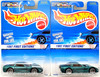 Hot Wheels Lot of 2 Chevrolet '97 Corvette Green Metallic Mattel 1997 NRFP