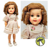 Shirley Temple Ideal Toy Corp. Doll with Outfit, Shoes, and Stand ST-15 USED