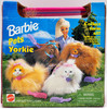 Barbie Pets Yorkie Dog with Blue Bow, Barbie Collar, and Brush Mattel NRFP