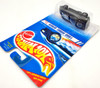 Hot Wheels ERROR Card Power Pipes Silhouette II Black Die Cast Vehicle NRFP