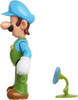 Nintendo Super Mario Nintendo Collectible Ice Luigi 4" Poseable Articulated Figure