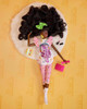 Barbie Rewind 80s Slumber Party Doll African American With Curly Black Hair