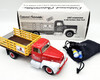 1957 International R-190 Full Rack Stake Truck 1:34 Marble King Eastwood NEW