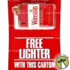 Winston Filters Cigarette Promotional Lighter R.J. Reynolds Tobacco 1990 NRFP