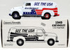 Eastwood Automobilia 1949 Chevrolet 1-Ton Panel Truck See the USA in a Chevrolet 1:34 Scale NEW