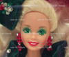 Happy Holidays Special Edition Barbie Doll Blonde In Green Gown 1991 Mattel 1871