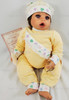Phyllis Parkins Cuddle Bugs 18" Doll Yellow Romper Brown Hair Blue Eyes USED
