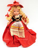 Nancy Ann Storybook 5in Goose Girl Red Dress with Apron Vintage Bisque Doll 1940