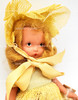 Nancy Ann Storybook Series #171 Daffy Down Dilly 5in Bisque Doll 1940s