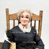 1950's Betty Curtis Grandmother Doll Handmade Paper-machè with Original Pamphlet