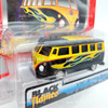 Johnny Lightning Street Freaks Black with Flames VW Samba Bus NRFP