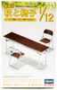 Hasegawa FA02 Meeting Room Desk & Chair Plastic Snap Model Kit