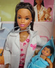 Barbie Baby Doctor Doll & 2 Babies African American 2001 Mattel 55772 NRFB