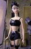 The Lingerie Barbie Number 3 Black Hair Gold Label Silkstone BFMC Mattel 29651
