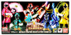 Power Rangers Bandai S.H. Figuarts Power Rangers Samurai SDCC 2013 Metallic Action Figure Set