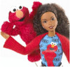 Barbie Sesame Street TMX Elmo & African American Doll with Gift Mattel K7308