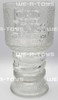 The Lord of the Rings Strider the Ranger Illuminated Glass Goblet 2001 NEW