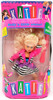 Katie's World Katie Doll Kid Kore Blonde Kelly's Little Sister Striped and Pink Dress NIB