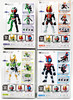 Kamen Rider 66mm Wave 2 Set of Four Riders Double, Den-O, Zangetsu, Kabuto NRFP