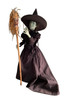 The Wizard of Oz Wicked Witch of the West 12" Porcelain Doll 2000 Mattel USED