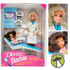 Dentist Barbie Doll Set Blonde with Brunette Patient 1997 Mattel 17255