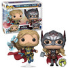 Funko Pop! Marvel Thor 4: Love and Thunder Thor & Mighty Thor Exclusive 2-Pack