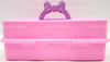 Barbie for Girls Caboodles Pink Case with Purple Bow Handle and Trays NEW