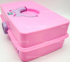 Barbie for Girls Caboodles Pink Case with Purple Bow Handle and Trays NEW