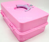 Barbie for Girls Caboodles Pink Case with Purple Bow Handle and Trays NEW