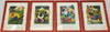 Fisher-Price Set of 4 Fisher-Price Art Prints by David McMacken 2005 USED