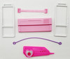 Lights and Lace Barbie Live Concert Band Musical Instrument Set Mattel 1991 USED