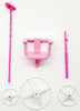 Lights and Lace Barbie Live Concert Band Musical Instrument Set Mattel 1991 USED