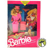 Barbie Flight Time Doll Gift Set with Suitcase and Outfit 1989 Mattel #9584