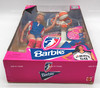 WNBA Basketball Barbie Doll Blonde With Basketball & Goal 1998 Mattel 20205