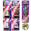 Star Wars Lot of 5 - 1 Pack of 6 Foil Pencils and 4 Figurine Stampers by RoseArt NRFP