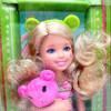 Barbie Amusement Park Chelsea Blonde Hair Blue Eyes with Bear Mattel 2012 NRFB