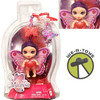 Barbie Mariposa Lavender Hair Butterfly Fairy Doll Keychain