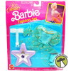 Barbie Ice Capades Fashion Set Blue Dress with Skates and Stand Mattel NRFP