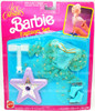 Barbie Ice Capades Fashion Set Blue Dress with Skates and Stand Mattel NRFP