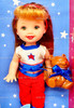 Barbie Kelly Doll Red, White & Cute Liana Friend of Kelly 2003 Mattel B2996 NRFB