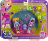 Polly Pocket Travel Toy with Two (3-Inch) Dolls & 25 Accessories