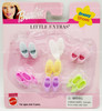 Barbie Little Extras Dressy Shoes 7 Pair Set 1999 Mattel No. 67036-75 NRFP