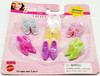 Barbie Little Extras Dressy Shoes 7 Pair Set 1999 Mattel No. 67036-75 NRFP