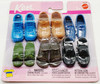 Barbie Fashion Ken Shoes 6 Pair Set 2002 Mattel No. 67036 NRFP