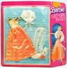 Barbie Get-Ups 'N Go Satin 'n Fur Orange and White Outfit 1975 Mattel NRFP