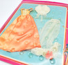 Barbie Get-Ups 'N Go Satin 'n Fur Orange and White Outfit 1975 Mattel NRFP