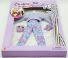 Barbie Clueless Doll Fashions Purple Jacket Top Blue Floral Pants 17104 NRFP