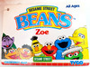 Sesame Street Beans Plush Zoe 30 Year Anniversary #33628 Tyco 1997 NWT