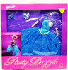 Barbie Party Dazzle Fashion Blue Prom Dress 1992 Mattel No. 3615 NRFB